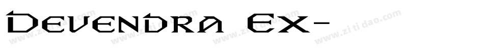Devendra Ex字体转换